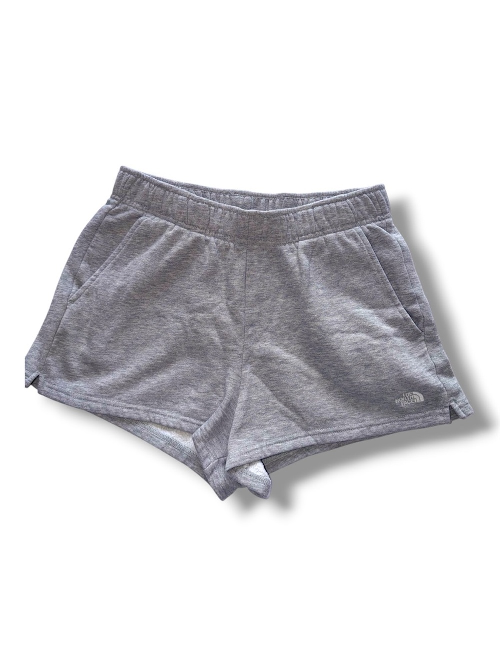 The North Face Women's Heather Gray Athletic Shorts Loungewear Gym Size Medium